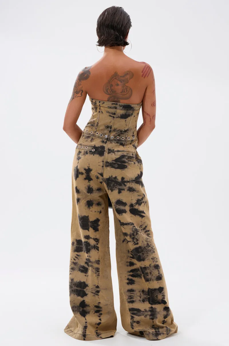 INTERNET FAMOUS PAINTED DENIM JUMPSUIT sold by AKIRA product image thumbnail 5
