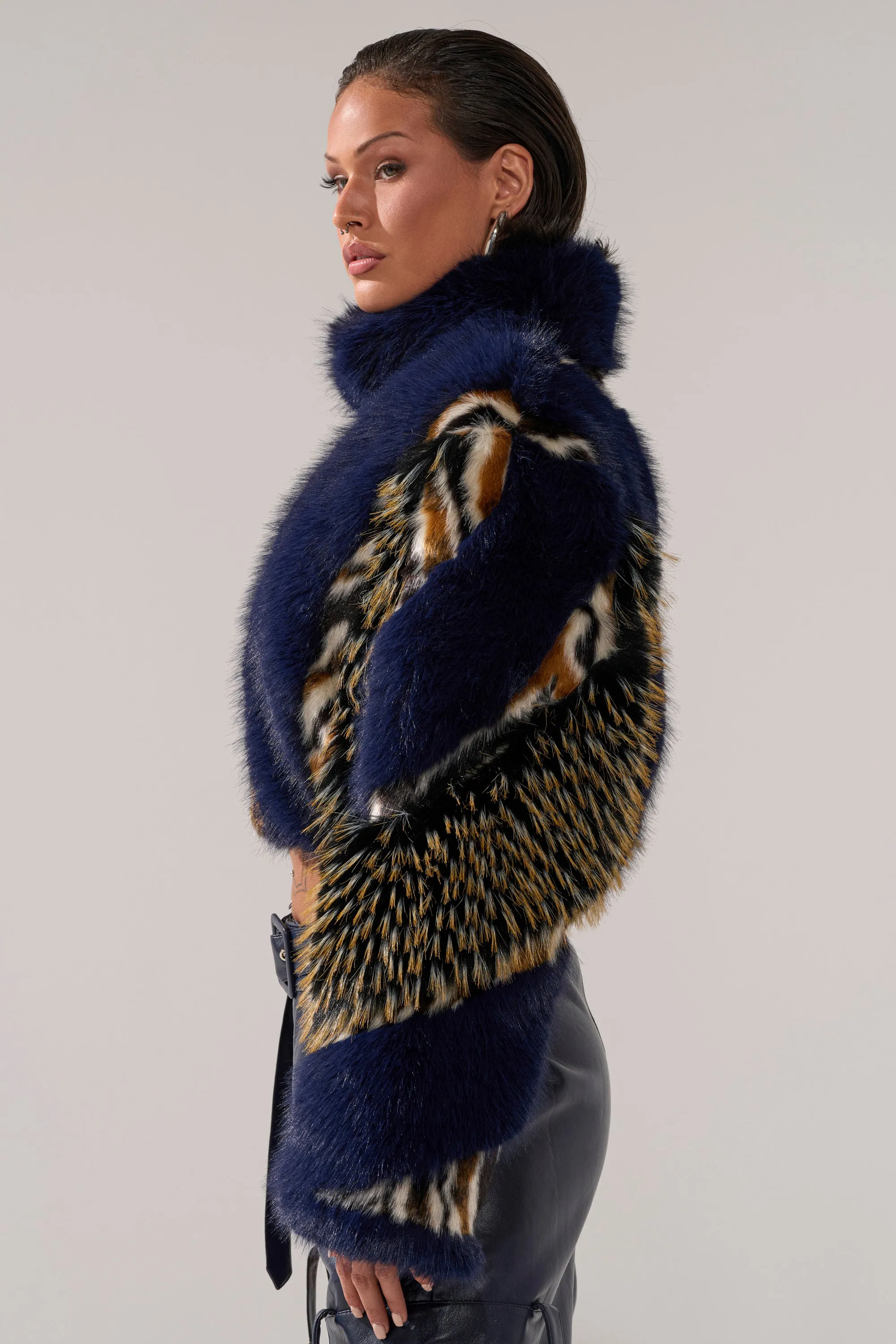 CYCLONE PATCHWORK FAUX FUR sold by AKIRA product image thumbnail 5