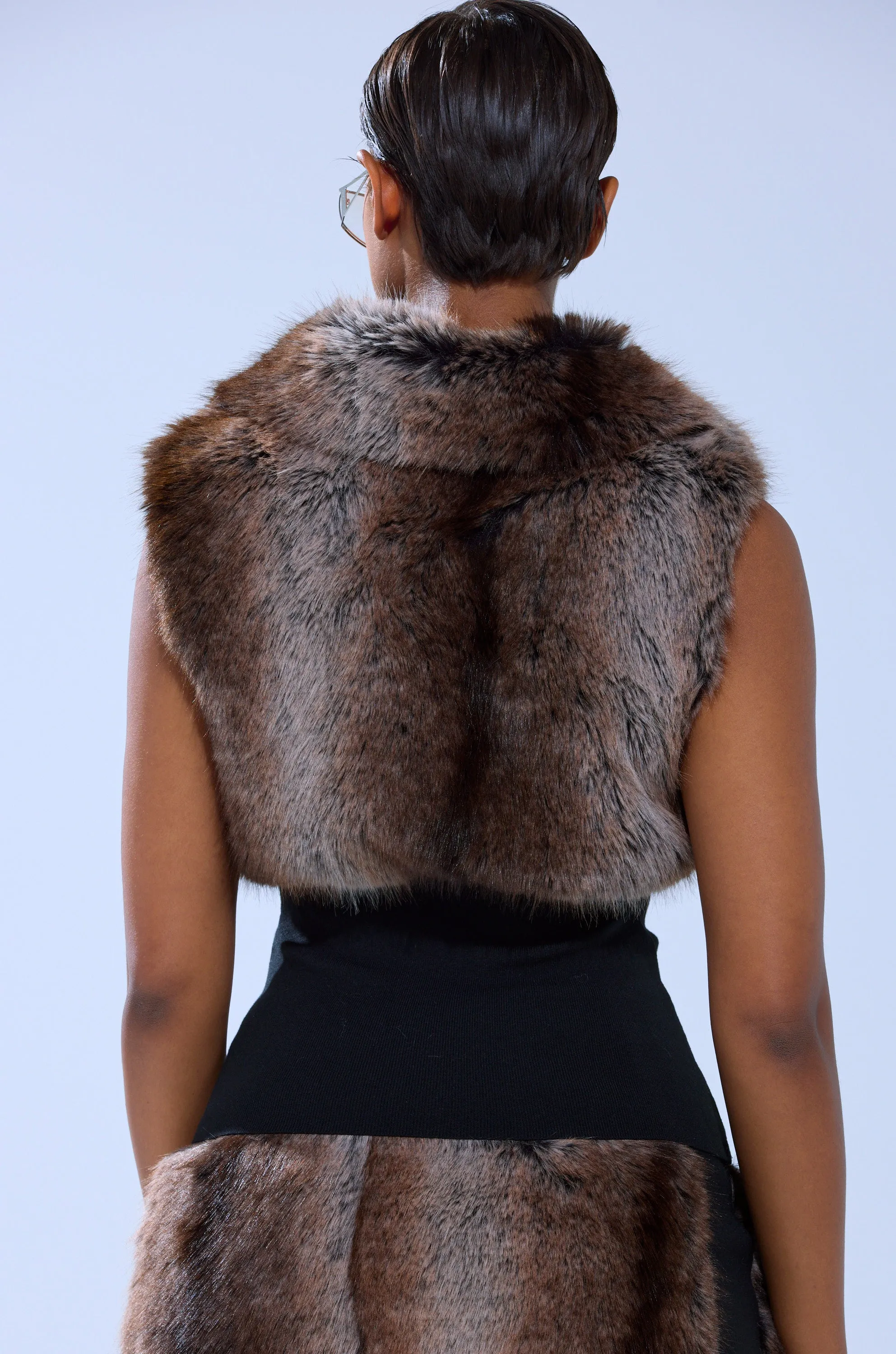 FEELS GOOD FUR BLOUSE sold by AKIRA product image thumbnail 5