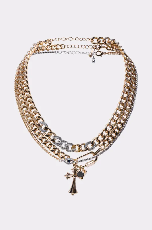 HERE FOR IT NECKLACE SET sold by AKIRA