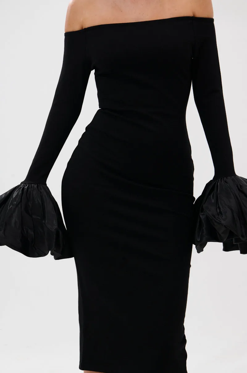 CLASS WITH A LITTLE BIT OF SASS MIDI DRESS sold by AKIRA product image thumbnail 5