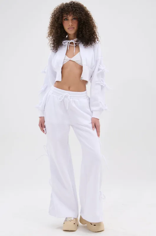 TIE ME UP SWEATPANTS sold by AKIRA