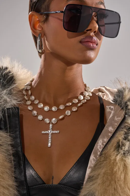 HOLY MOTHER OF PEARLS NECKLACE sold by AKIRA