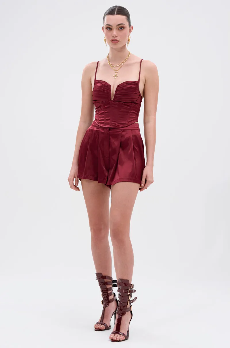 RED HOT FLOUNCY SHORT sold by AKIRA product image thumbnail 5