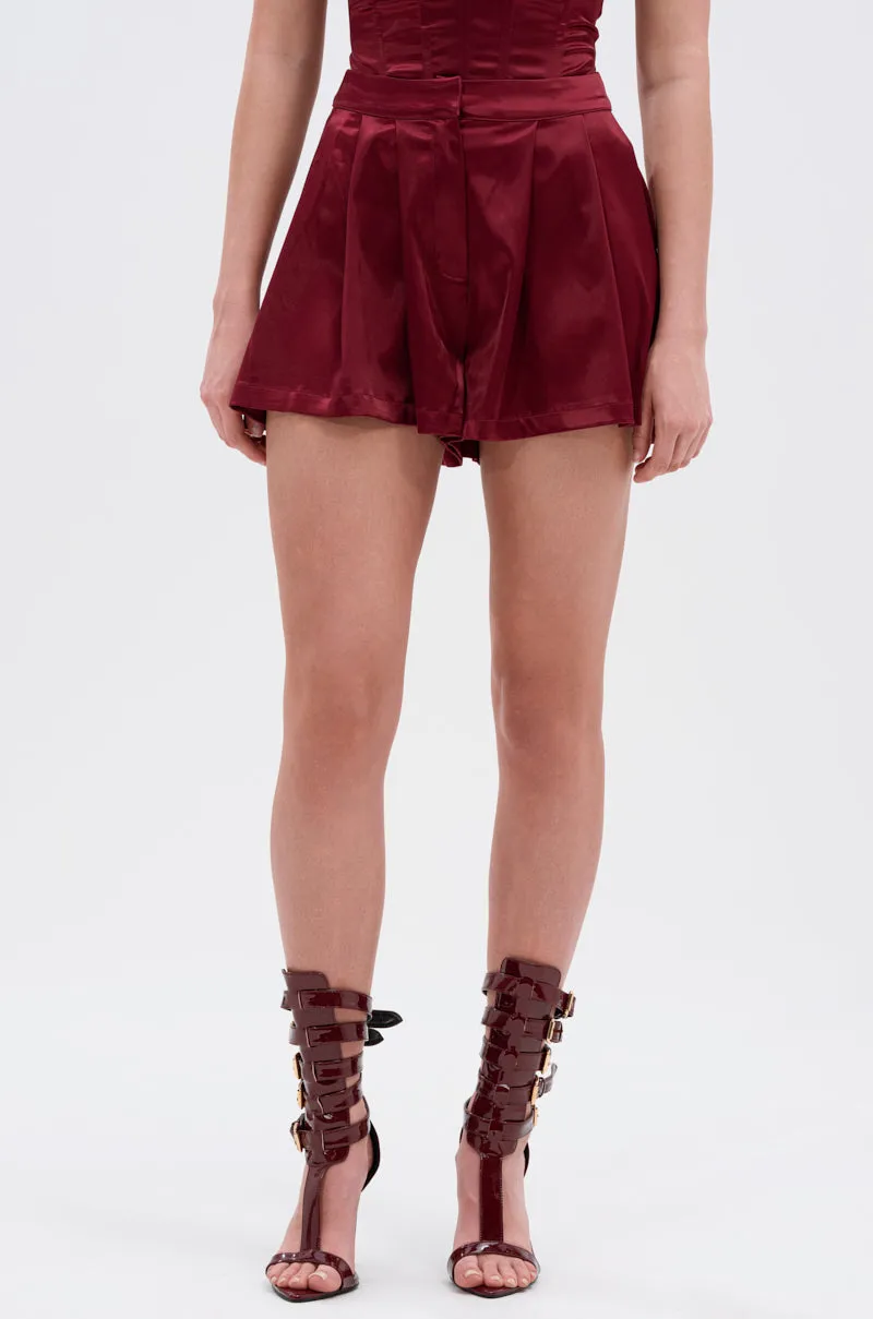 RED HOT FLOUNCY SHORT sold by AKIRA product image thumbnail 2