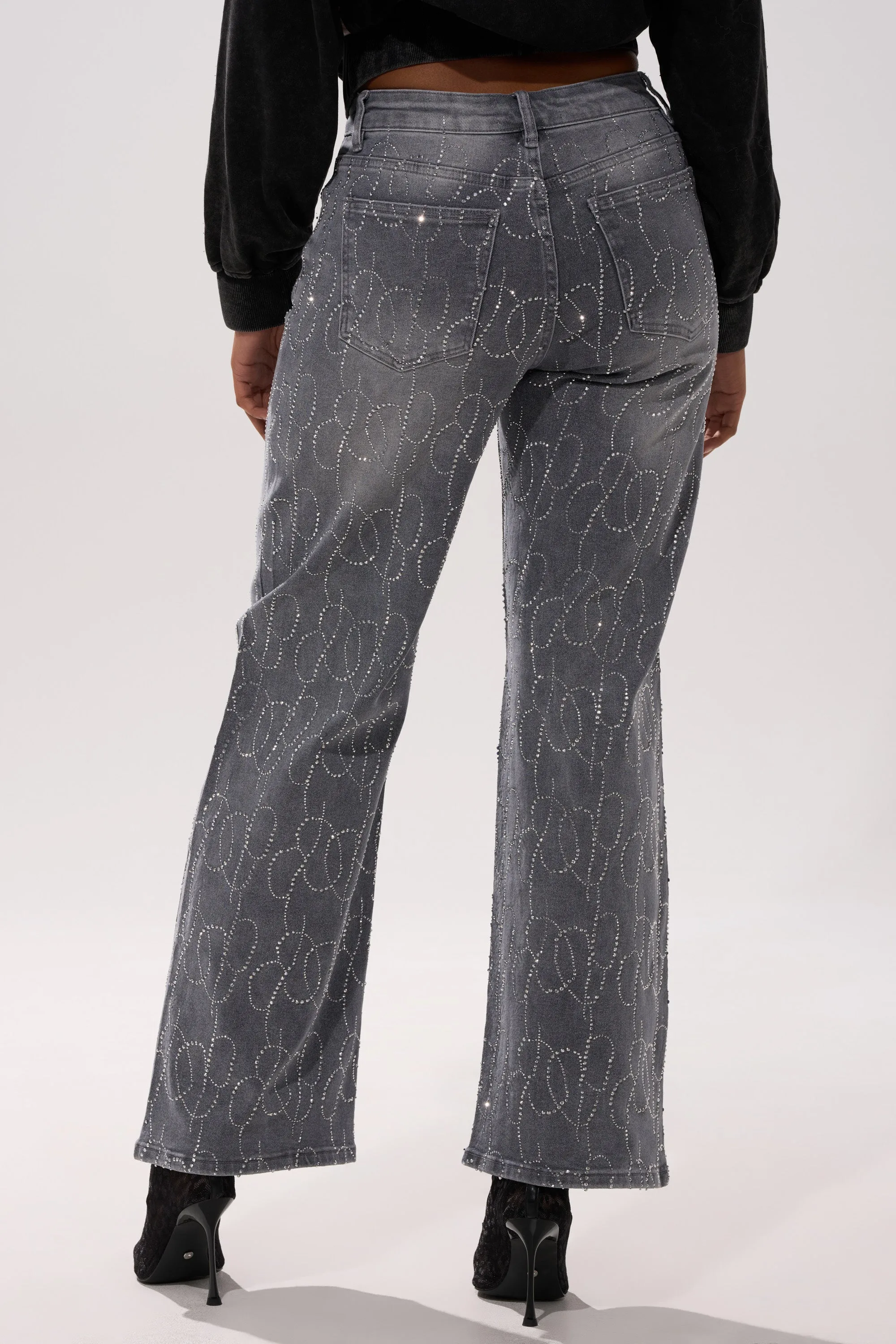 PERFECT LIKE ME EMBELLISHED DENIM sold by AKIRA product image thumbnail 5