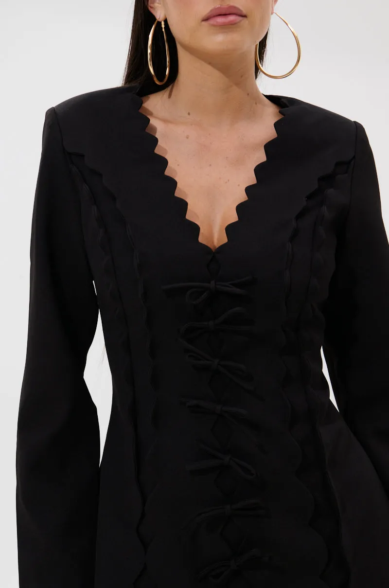 CUTE AS CAN BE MINI DRESS WITH BOWS sold by AKIRA product image thumbnail 5