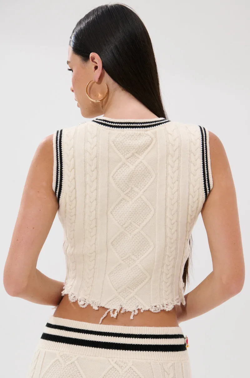 GIRLY POP CROP SWEATER TANK sold by AKIRA product image thumbnail 5