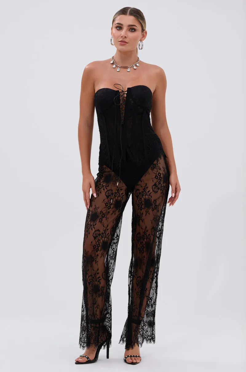 DRESSED TO IMPRESS LACE CORSET sold by AKIRA product image thumbnail 5