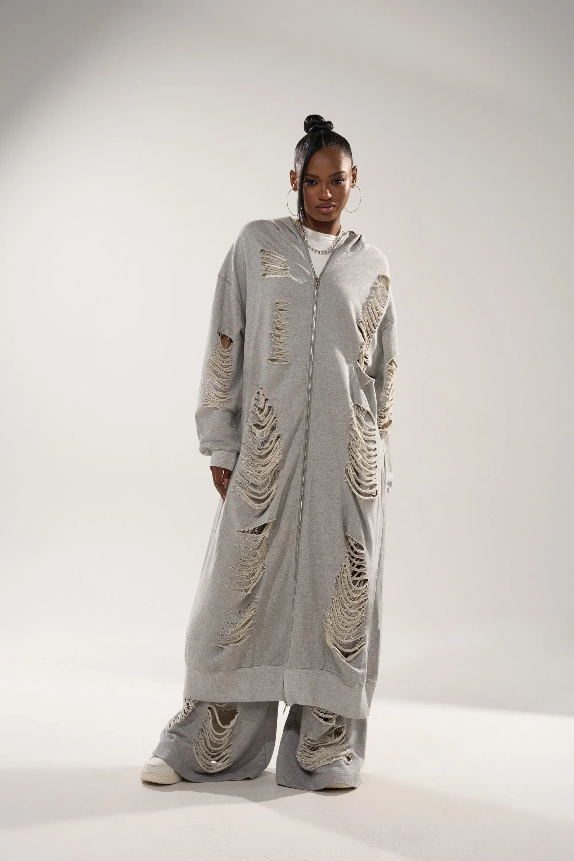 STRESS HIM OUT LONGLINE SWEATSHIRT sold by AKIRA product image thumbnail 2