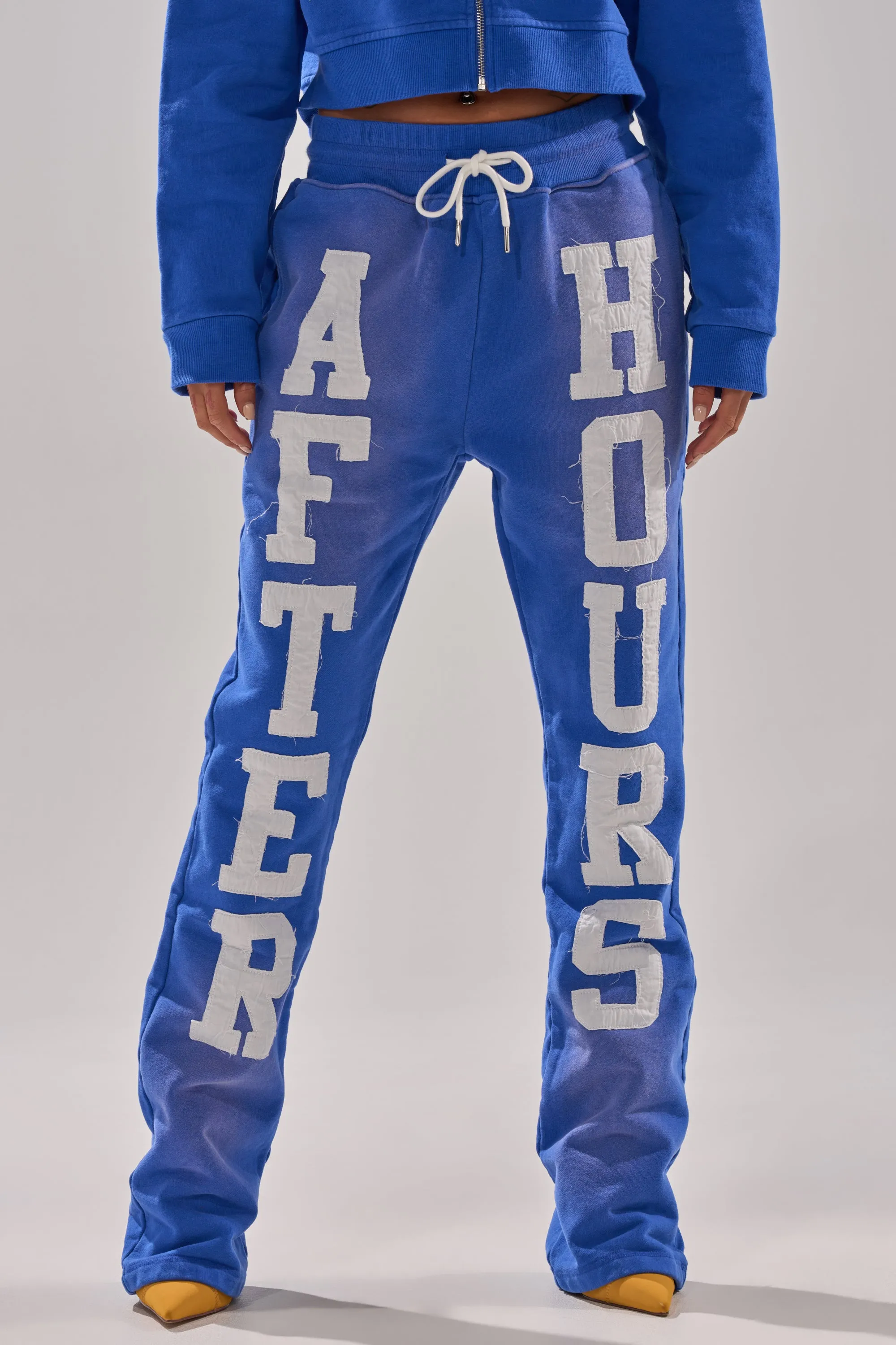 AFTER HOURS FLARED SWEATPANT sold by AKIRA product image thumbnail 2