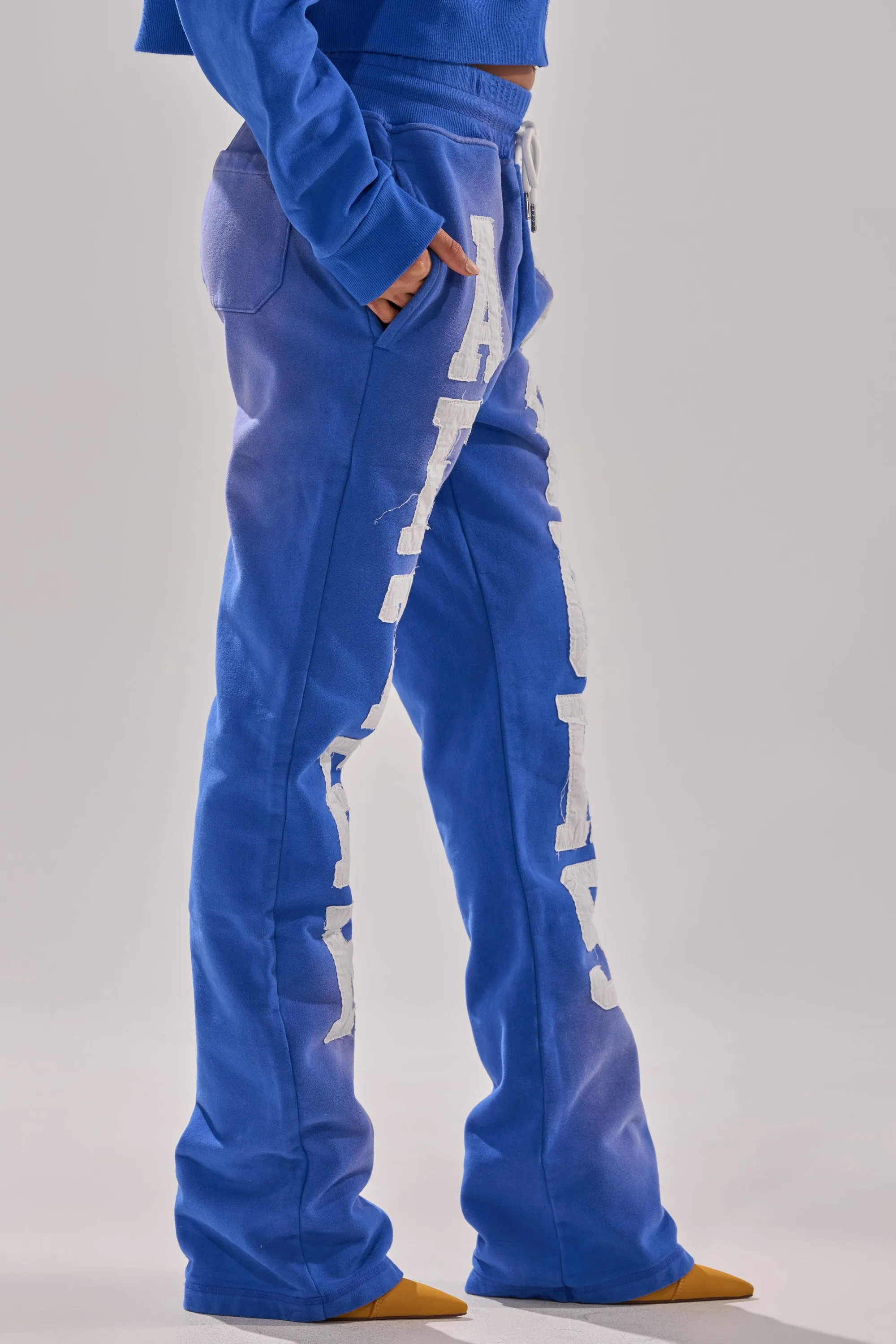 AFTER HOURS FLARED SWEATPANT sold by AKIRA product image thumbnail 3