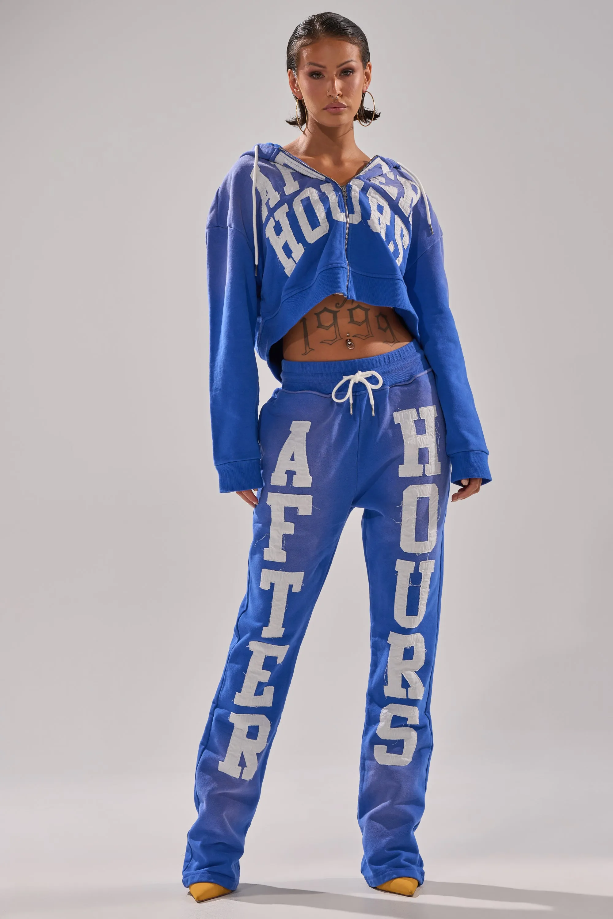 AFTER HOURS FLARED SWEATPANT sold by AKIRA product image thumbnail 5