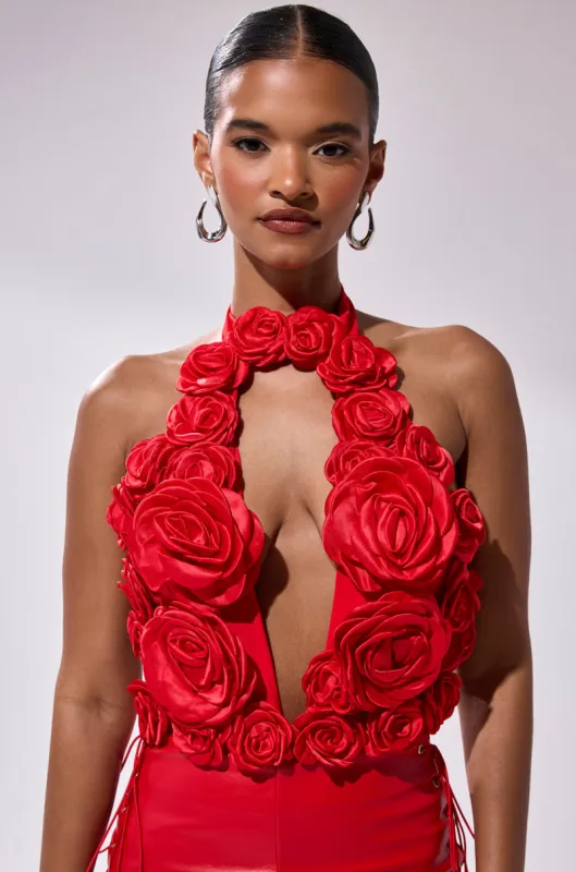 GIVE ME A ROSE BODYSUIT sold by AKIRA