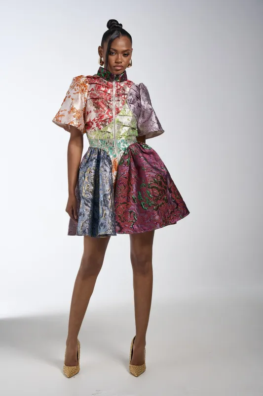 STAY WITH ME BROCADE MINI DRESS sold by AKIRA