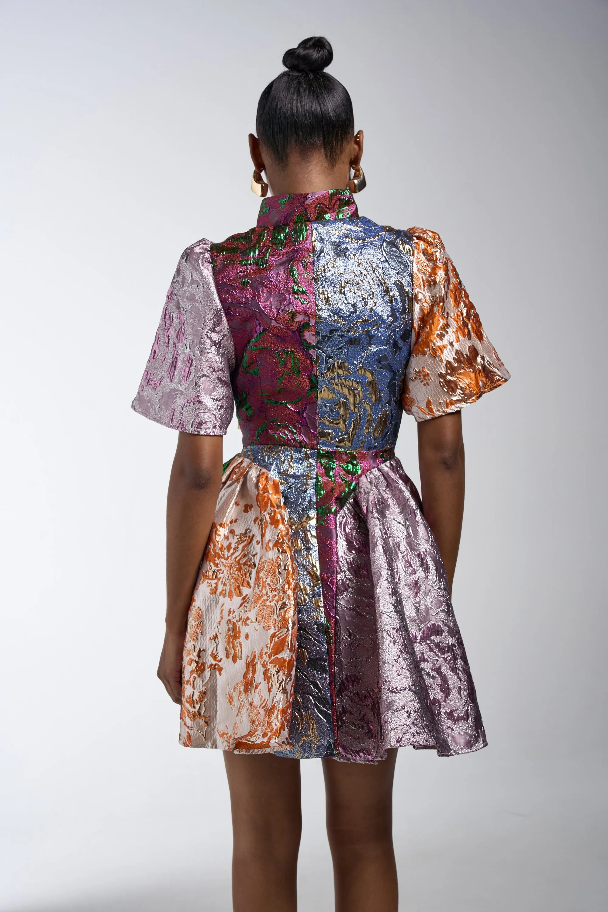 STAY WITH ME BROCADE MINI DRESS sold by AKIRA product image thumbnail 3