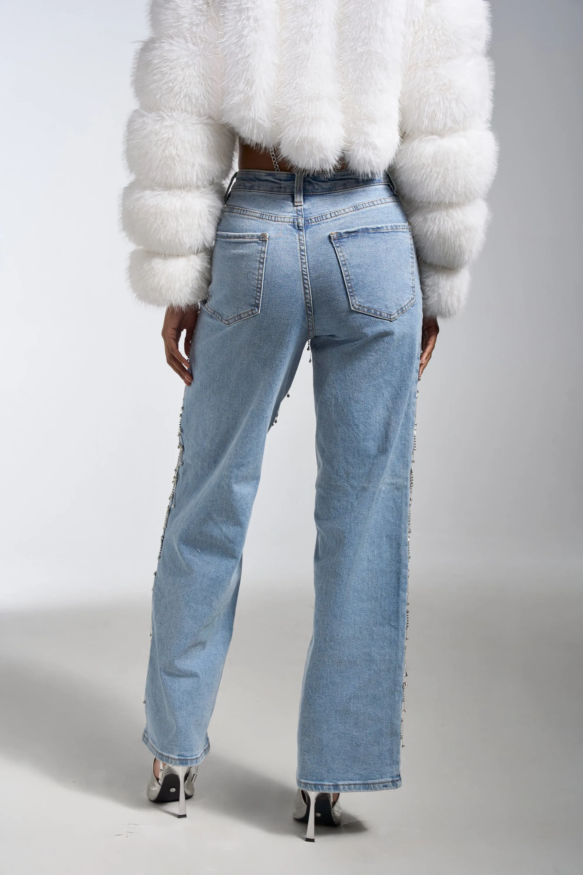 DRIP DRIP EMBELLISHED DENIM sold by AKIRA product image thumbnail 4