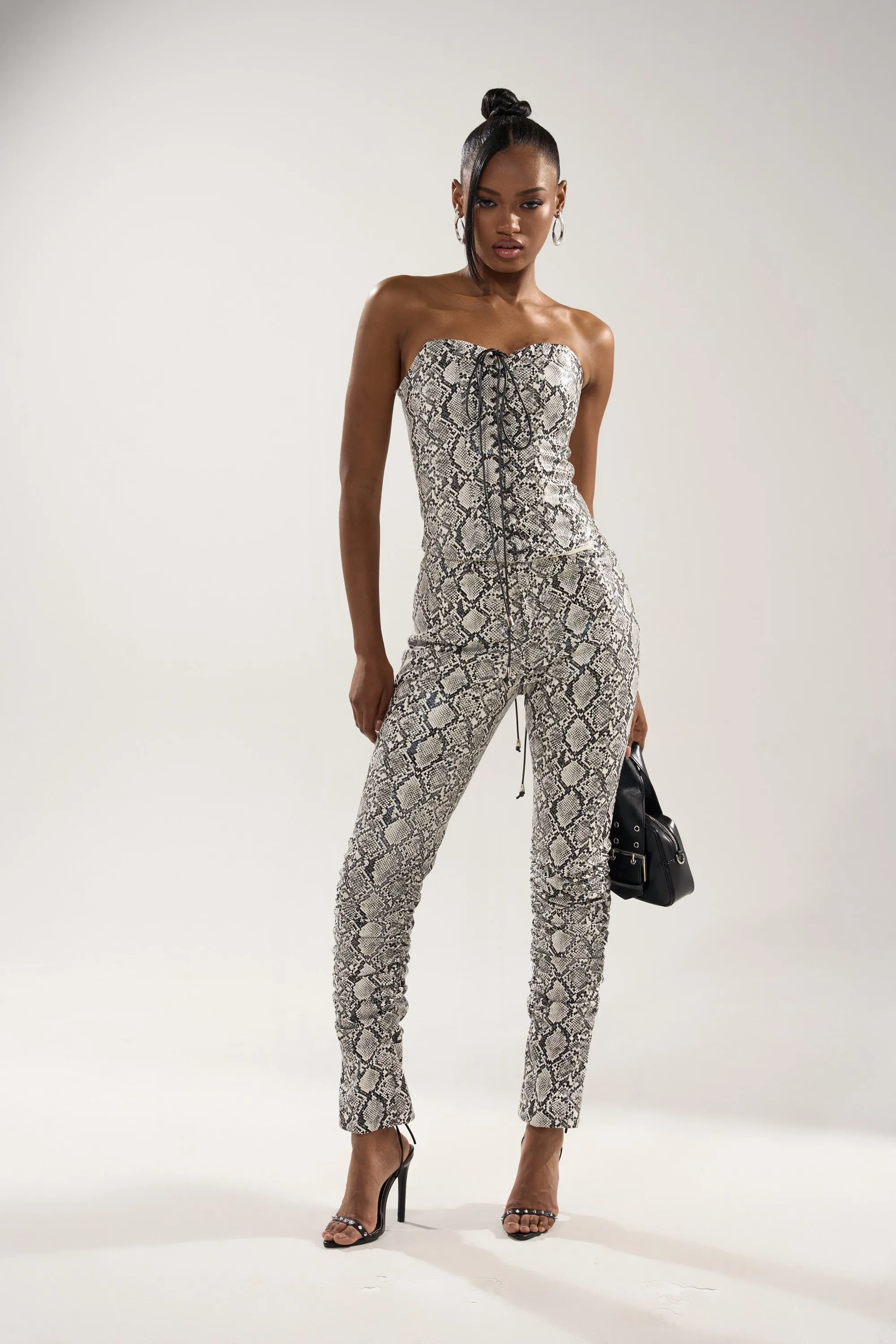 SNEAKY LITTLE SNAKE CORSET sold by AKIRA product image thumbnail 5