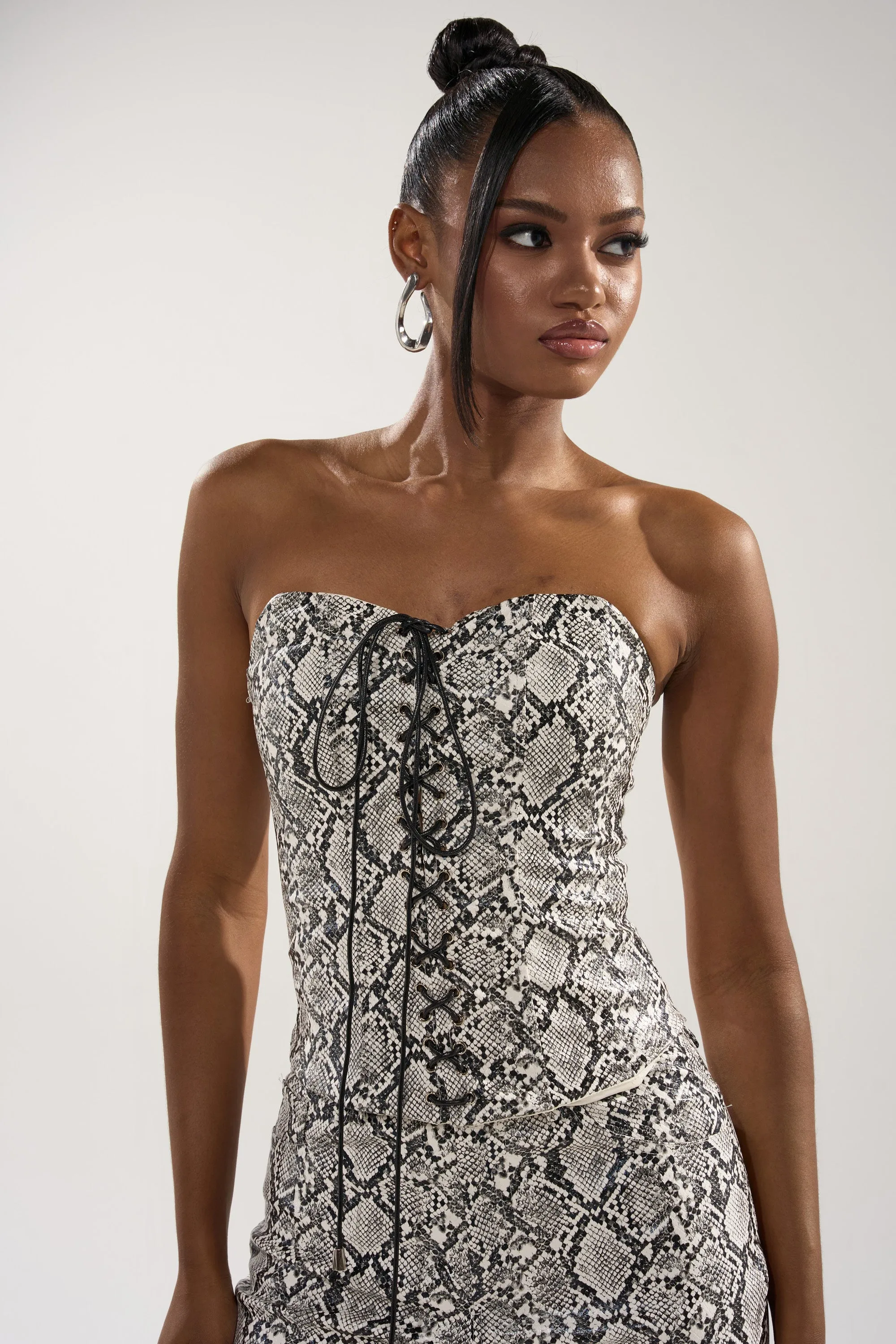 SNEAKY LITTLE SNAKE CORSET sold by AKIRA product image thumbnail 2