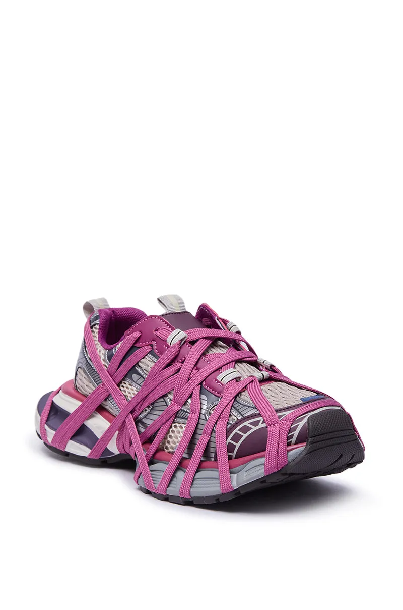 AZALEA WANG SELIE PURPLE LACE UP SNEAKER sold by AKIRA product image thumbnail 5