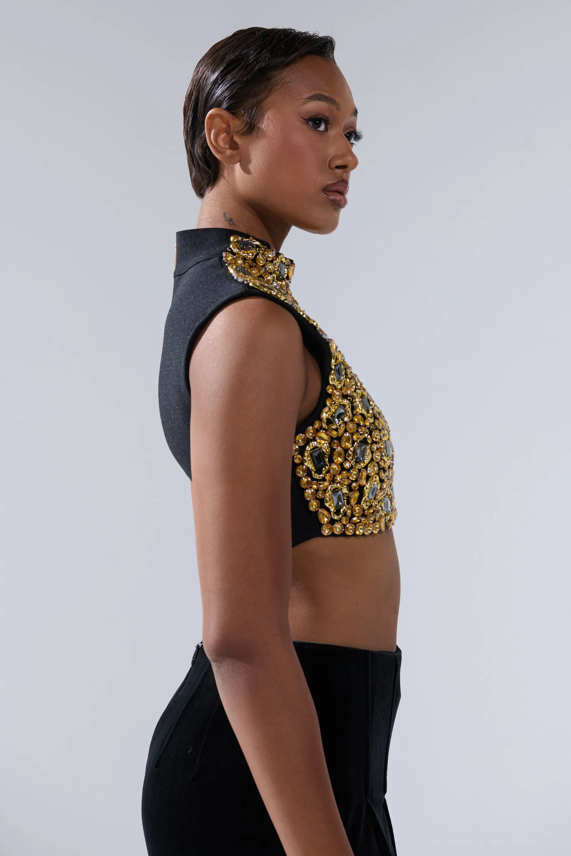 GOLDEN GLAM BLOUSE sold by AKIRA product image thumbnail 4
