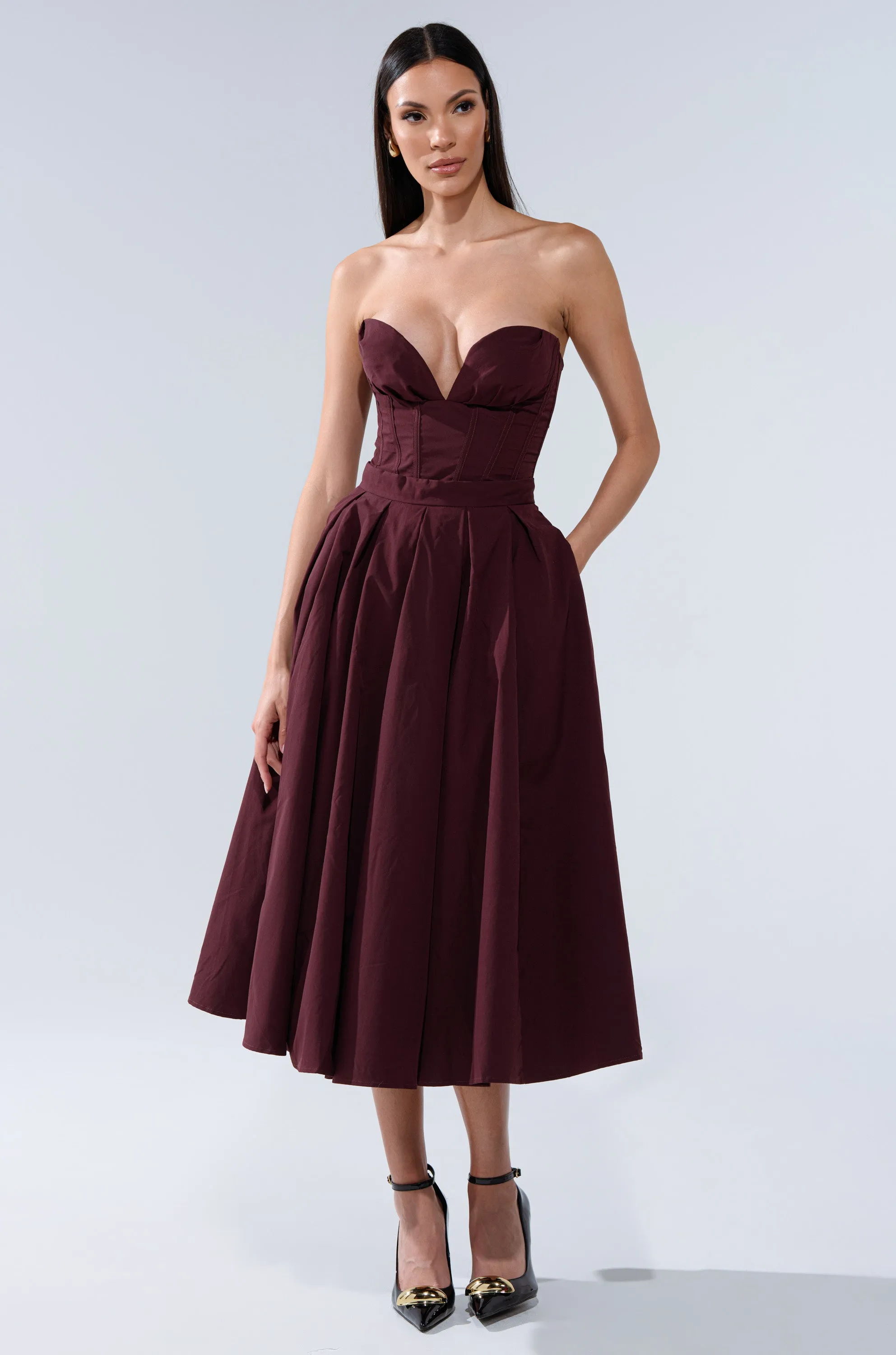 LOVE THIS FOR YOU CORSET IN BROWN sold by AKIRA product image thumbnail 5