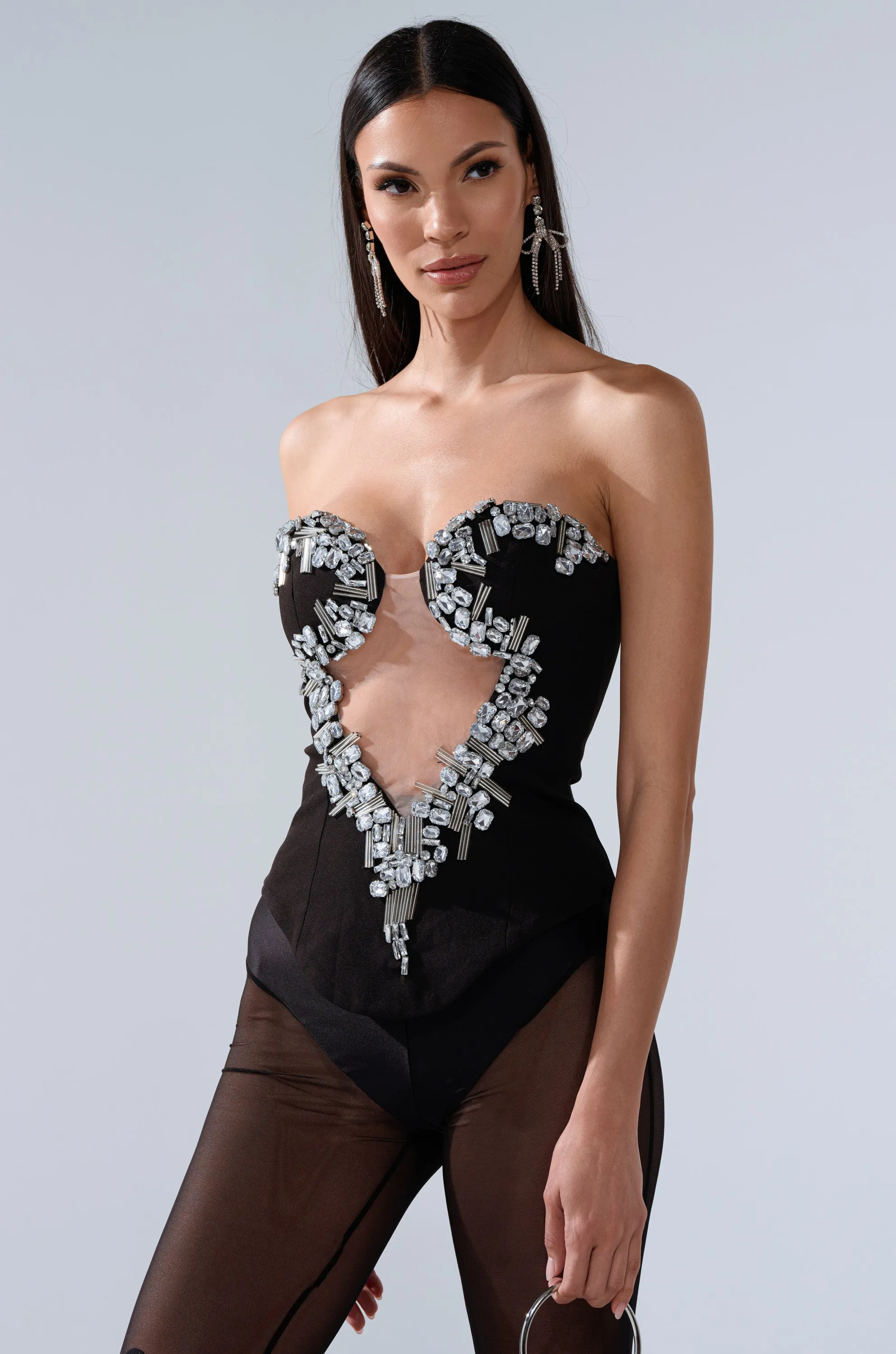 SHINE ON ME RHINESTONE CORSET sold by AKIRA product image thumbnail 2