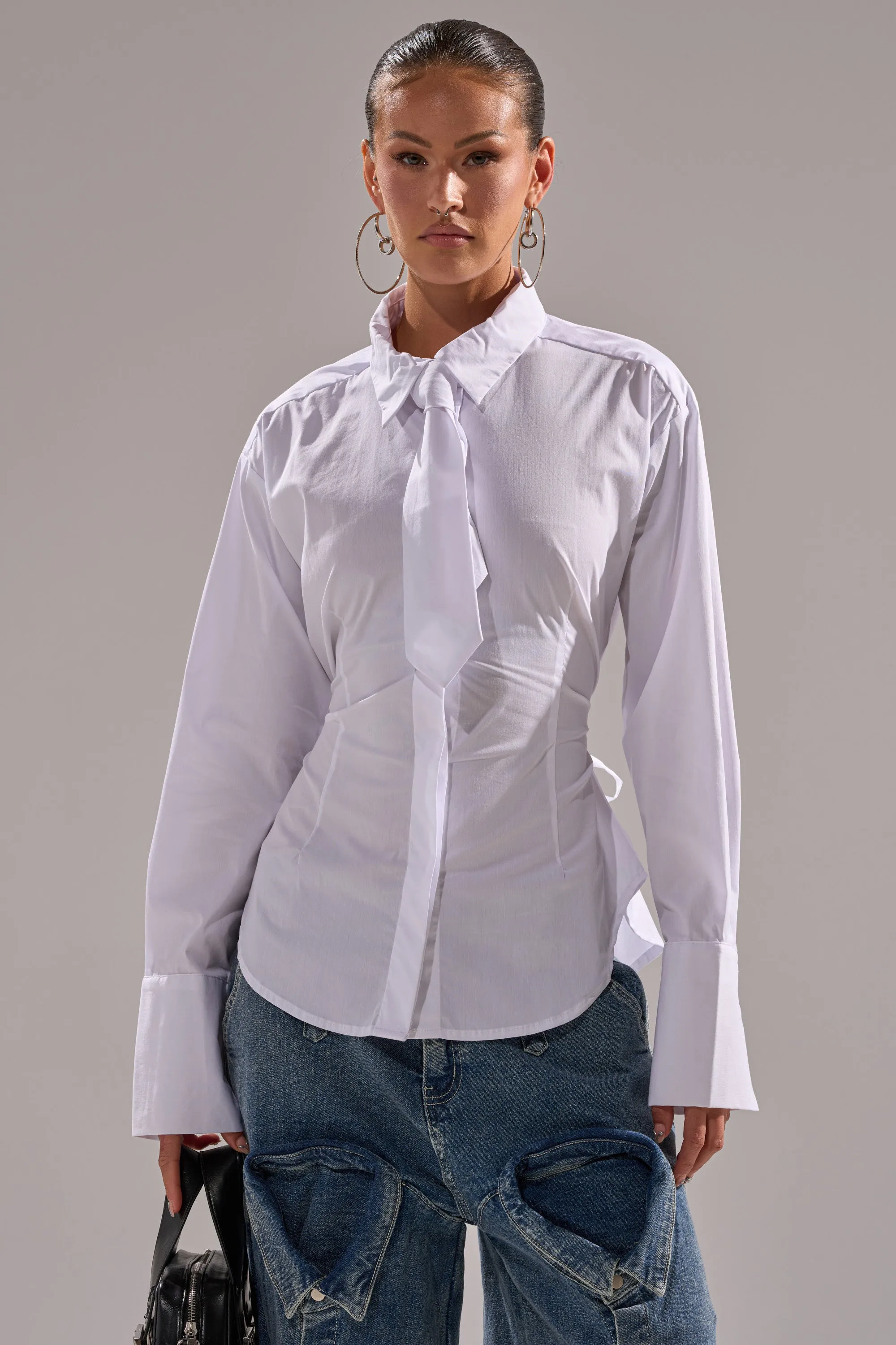 BUSINESS BUTTON DOWN sold by AKIRA product image thumbnail 2
