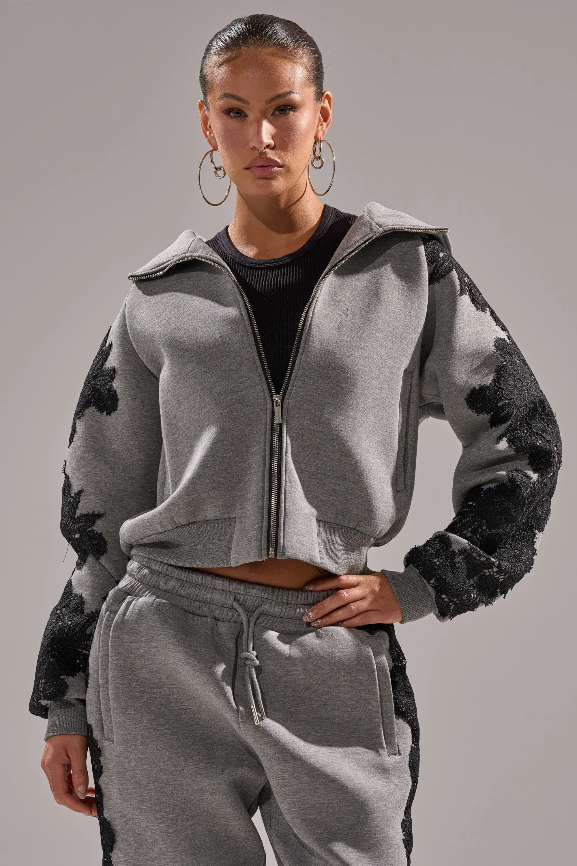 RAQUEL ZIP UP SWEATSHIRT sold by AKIRA product image thumbnail 2