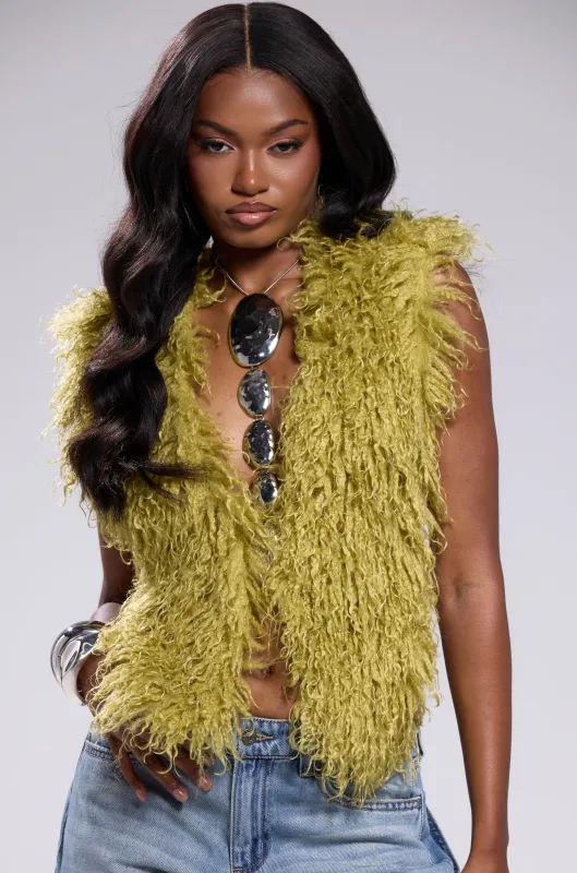 JAMEELA TOP IN GREEN sold by AKIRA