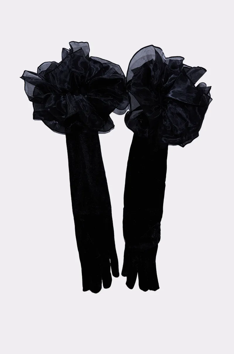 AT THE GALA VELVET GLOVES sold by AKIRA product image thumbnail 4