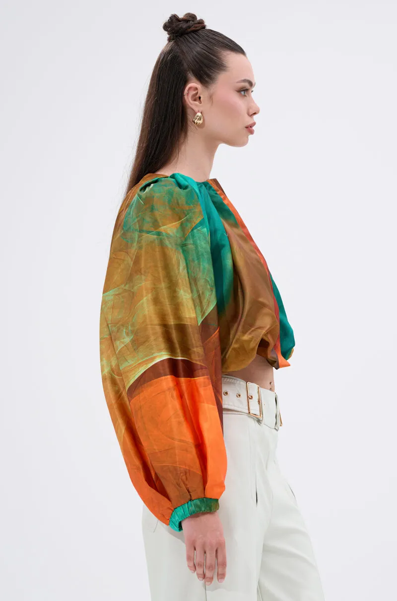 TIFFANY OMBRE BLOUSE sold by AKIRA product image thumbnail 3