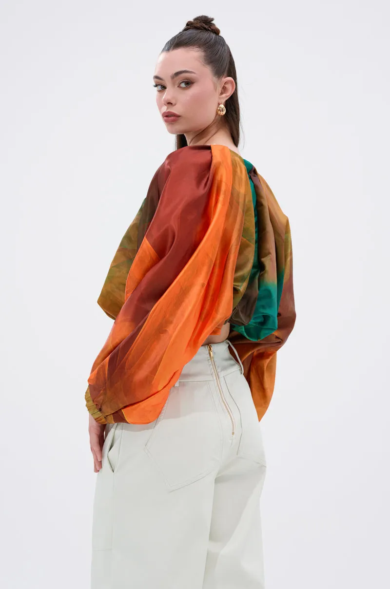 TIFFANY OMBRE BLOUSE sold by AKIRA product image thumbnail 4