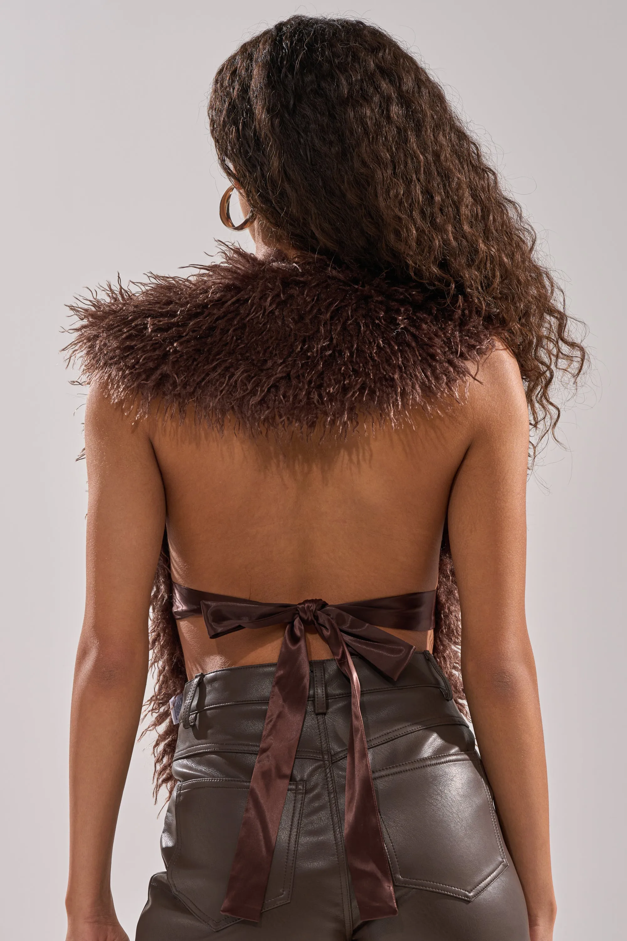 HANNAH FUR BLOUSE sold by AKIRA product image thumbnail 5