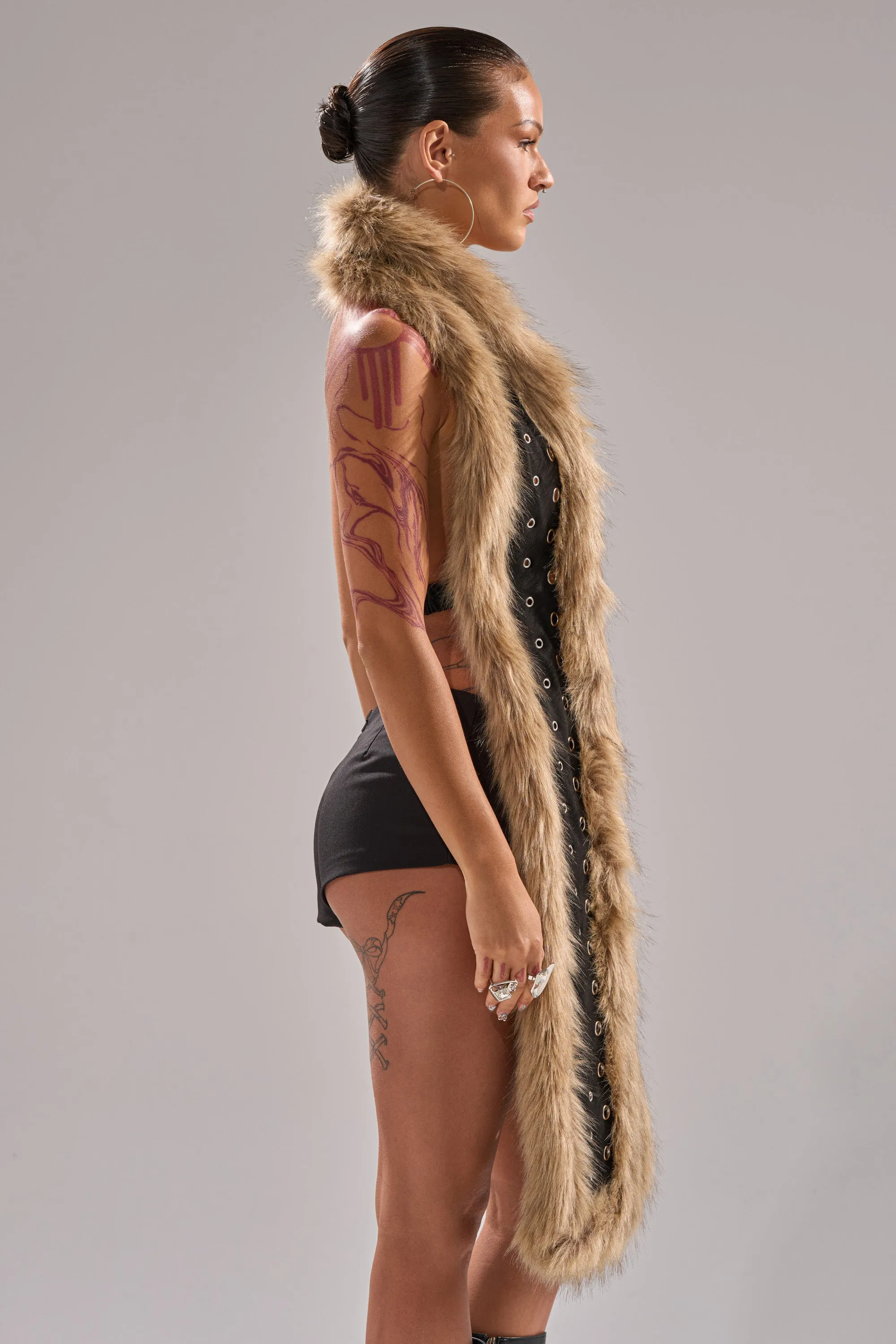 ICY HOT FUR BRALETTE sold by AKIRA product image thumbnail 4