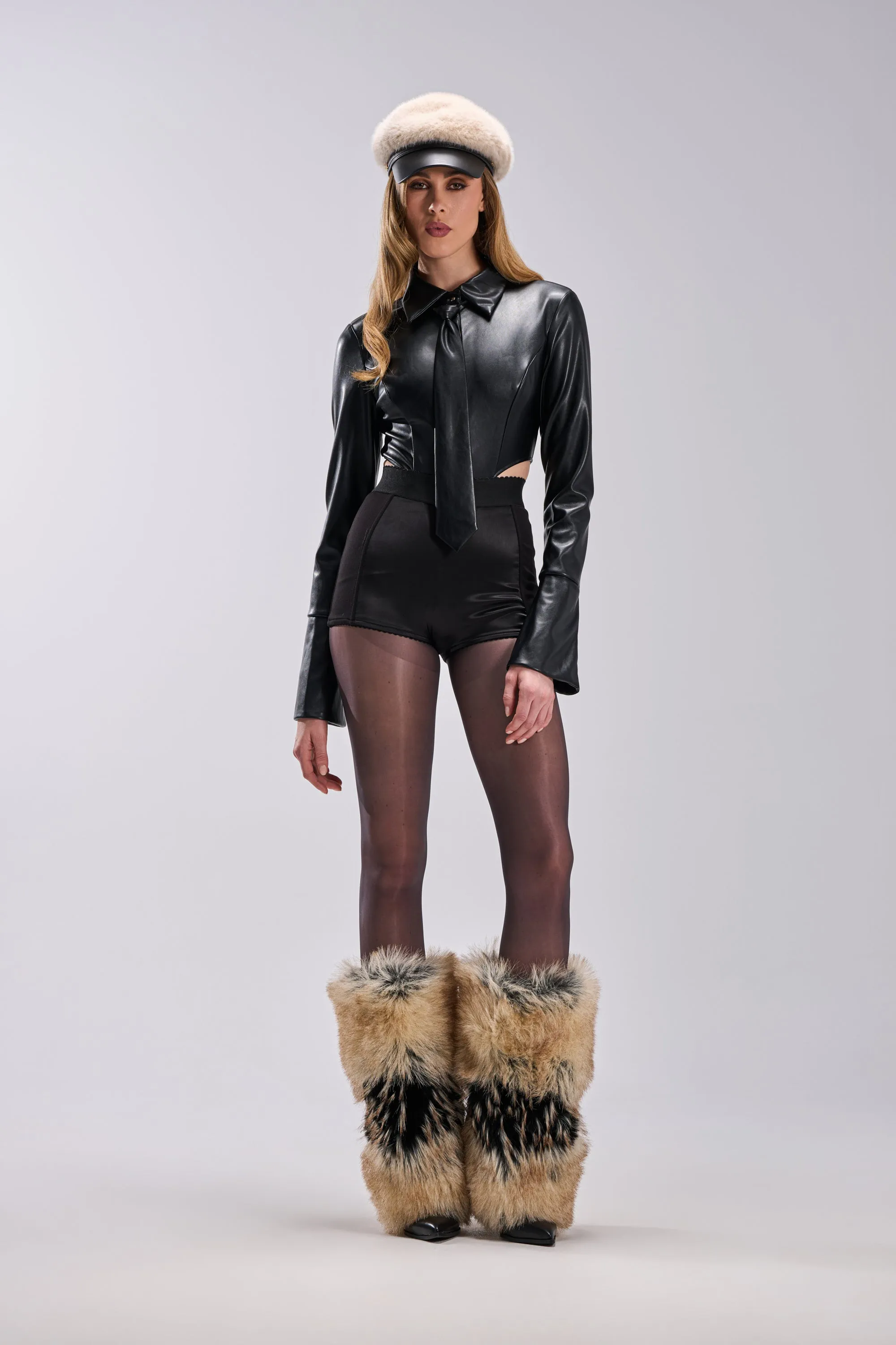 ALWAYS EXTRA BUTTON DOWN BODYSUIT sold by AKIRA product image thumbnail 4