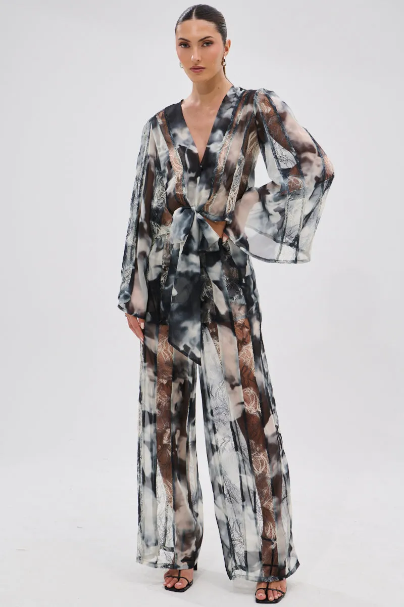 RUBY OMBRE PALAZZO PANT sold by AKIRA