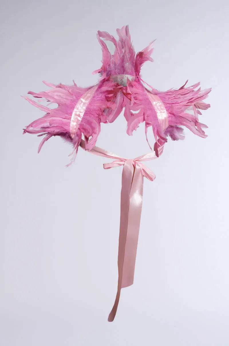 HERE FOR THE DRAMA FEATHER BOLERO sold by AKIRA product image thumbnail 4