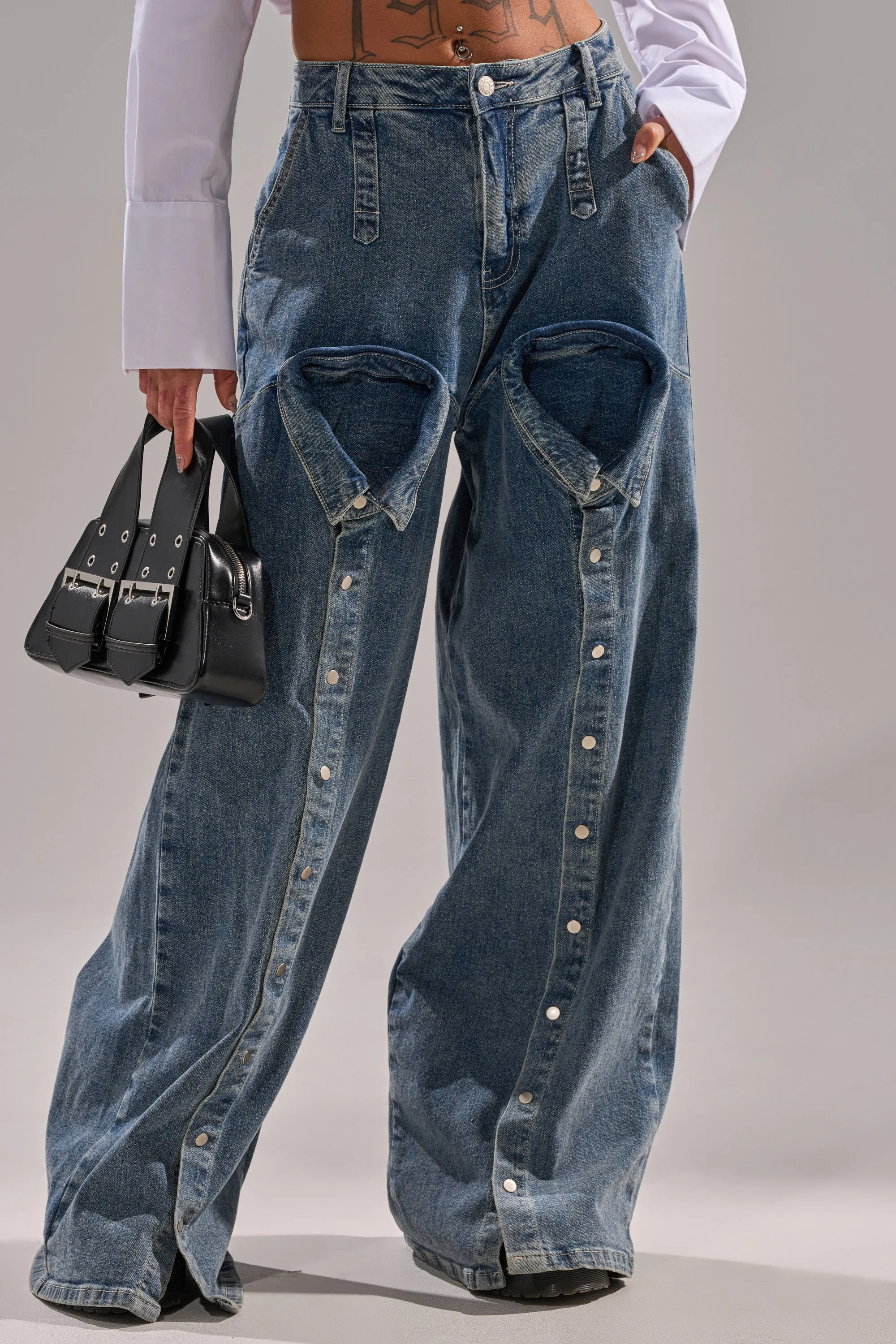 CAME INTO MY LIFE RELAXED DENIM sold by AKIRA product image thumbnail 4