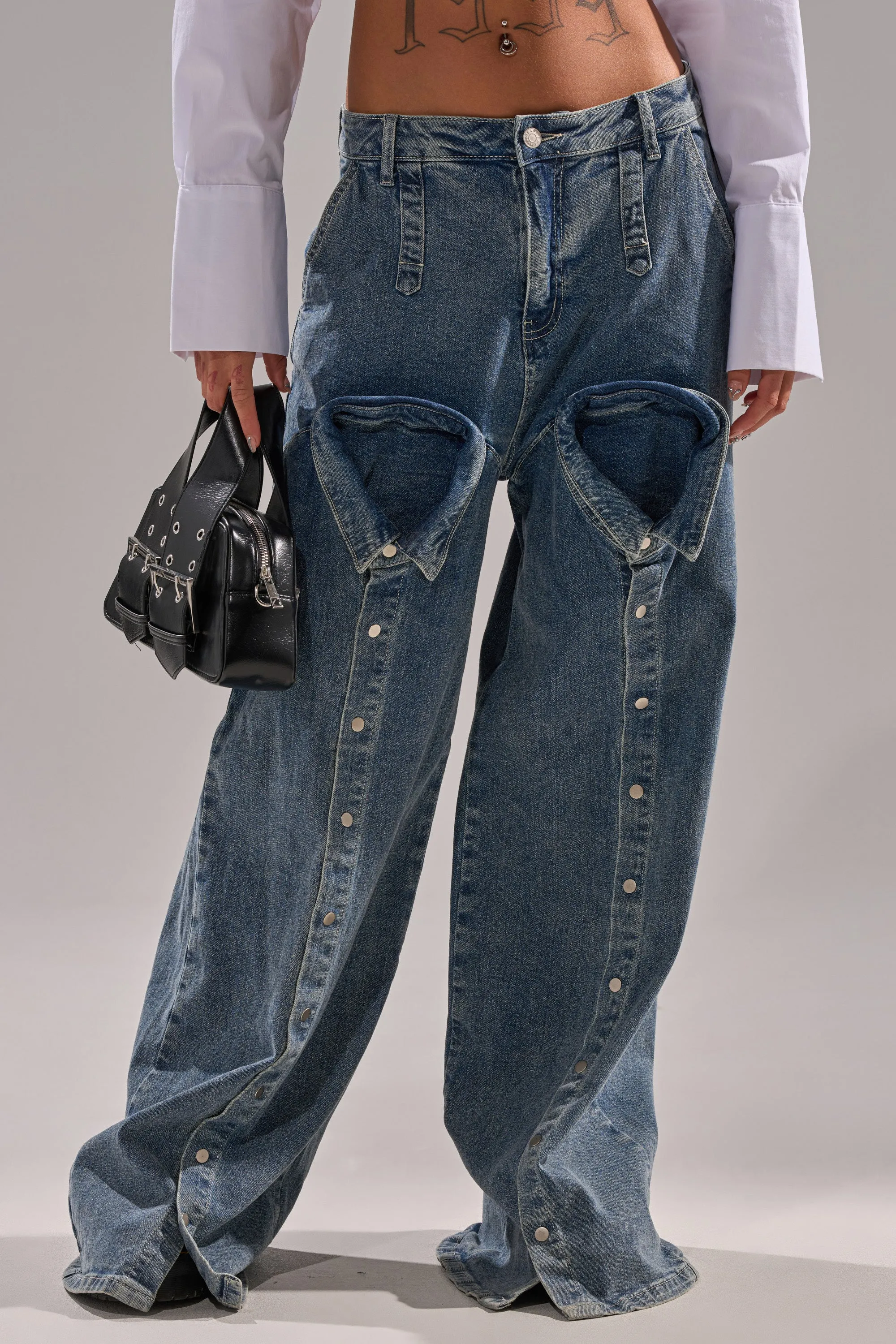 CAME INTO MY LIFE RELAXED DENIM sold by AKIRA product image thumbnail 3