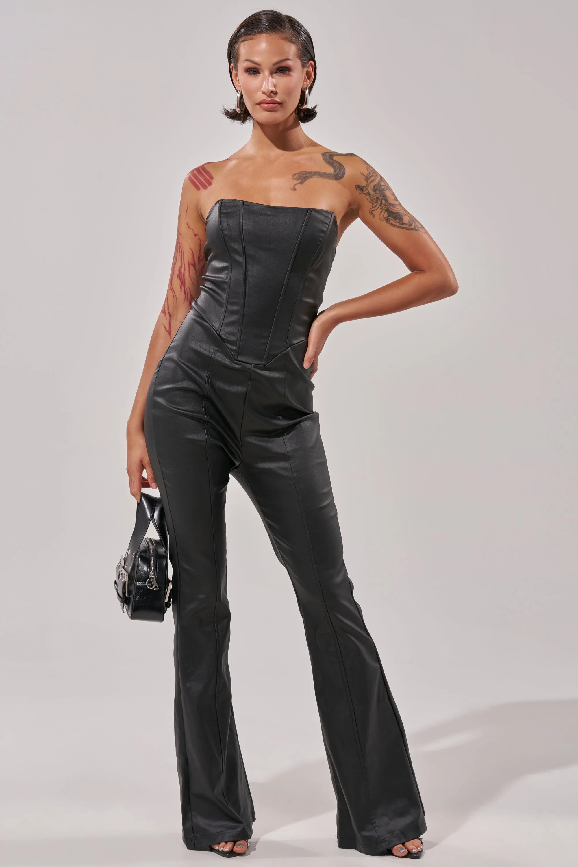 HOT GIRL PU JUMPSUIT sold by AKIRA product image thumbnail 3