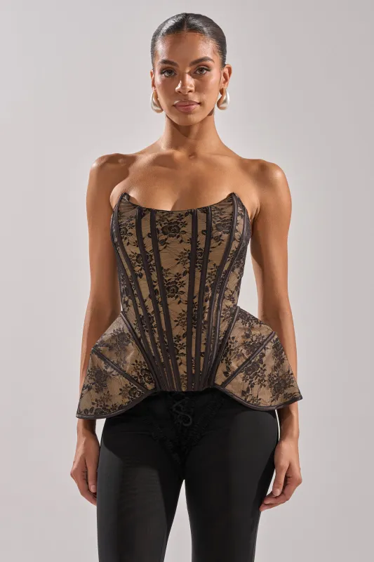 JUST A GIRL LACE CORSET made by AKIRA