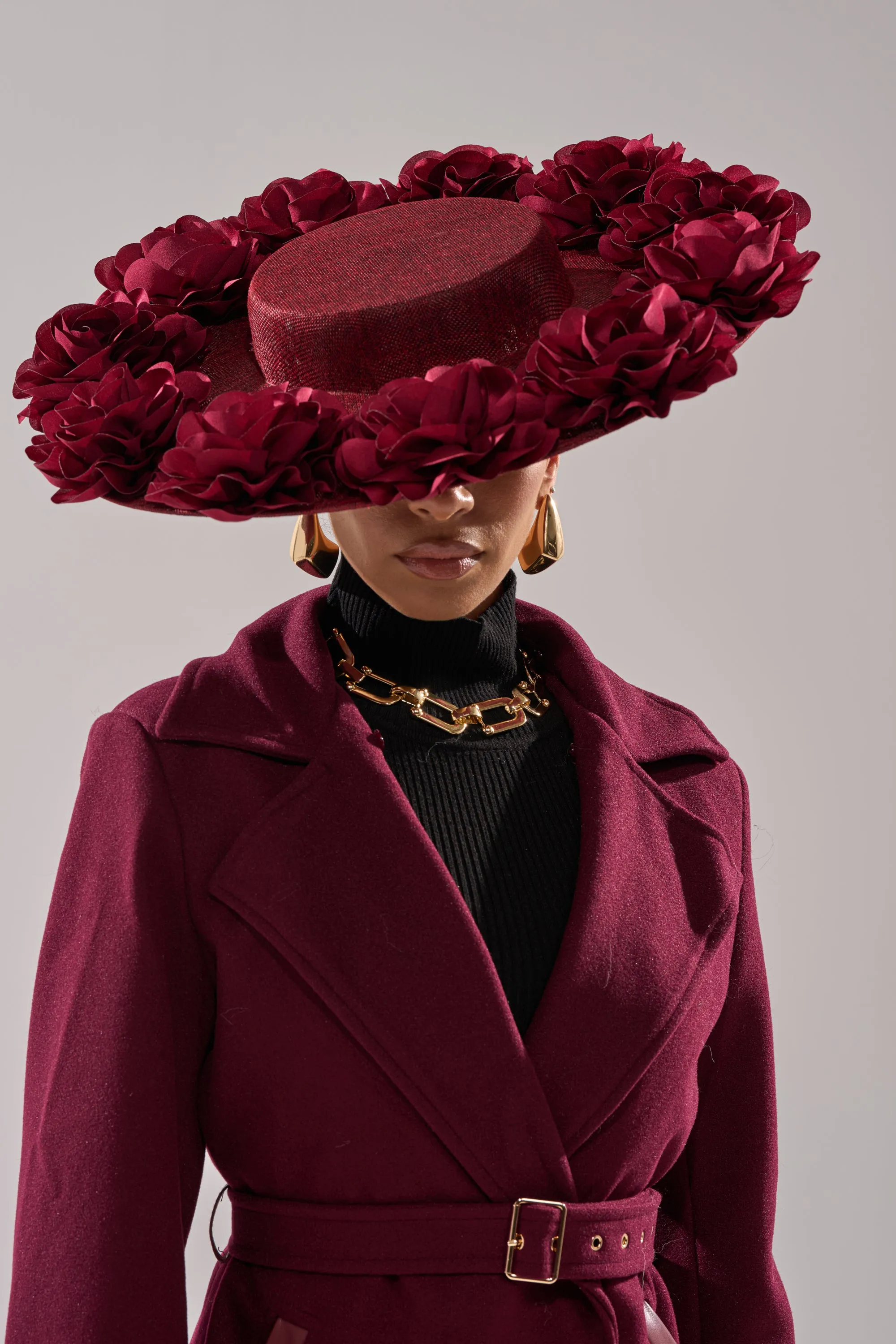 ROSEY CLIP ON HAT sold by AKIRA