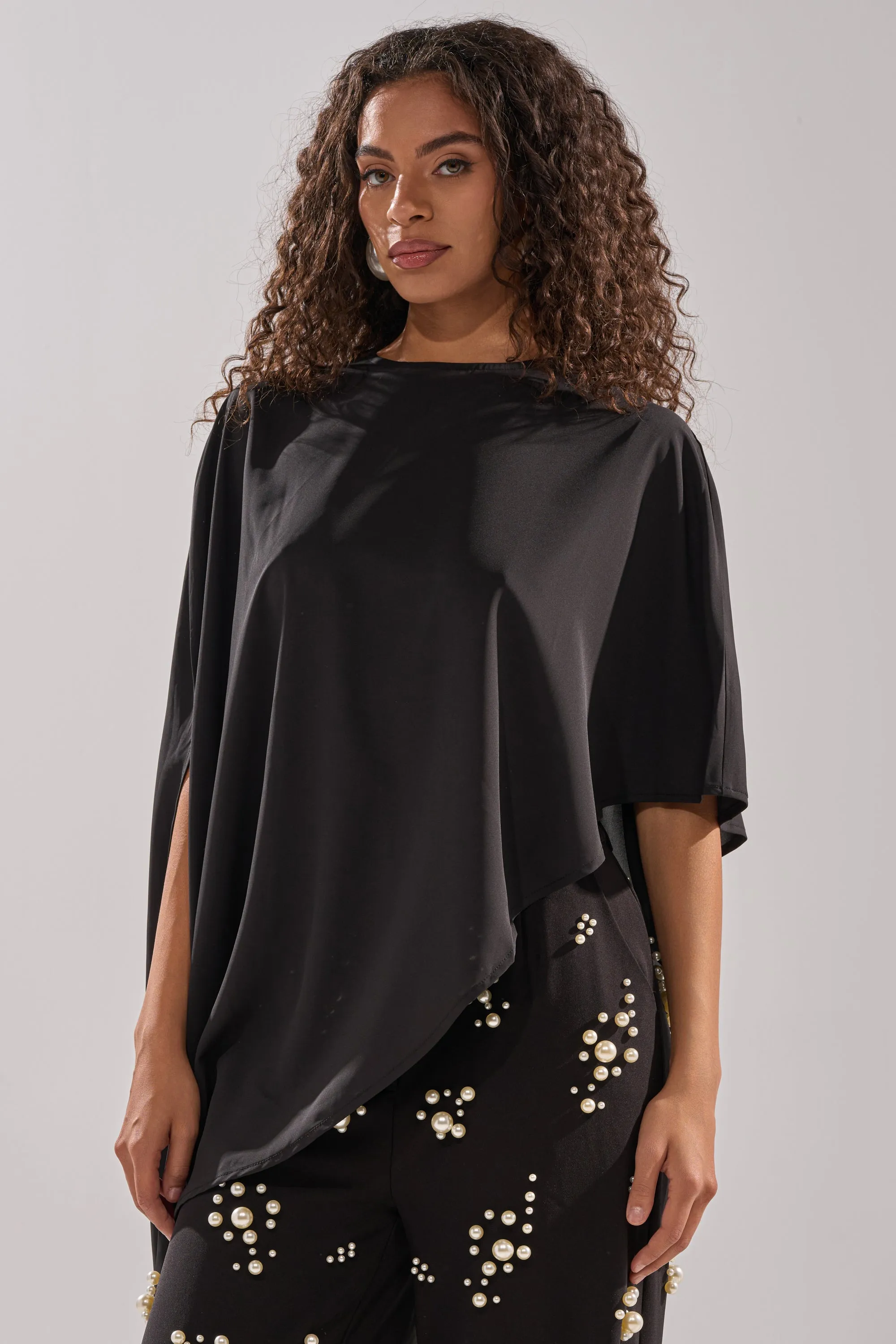 SOMETHING DIFFERENT OVERSIZED ASYMMETRICAL TEE sold by AKIRA product image thumbnail 2