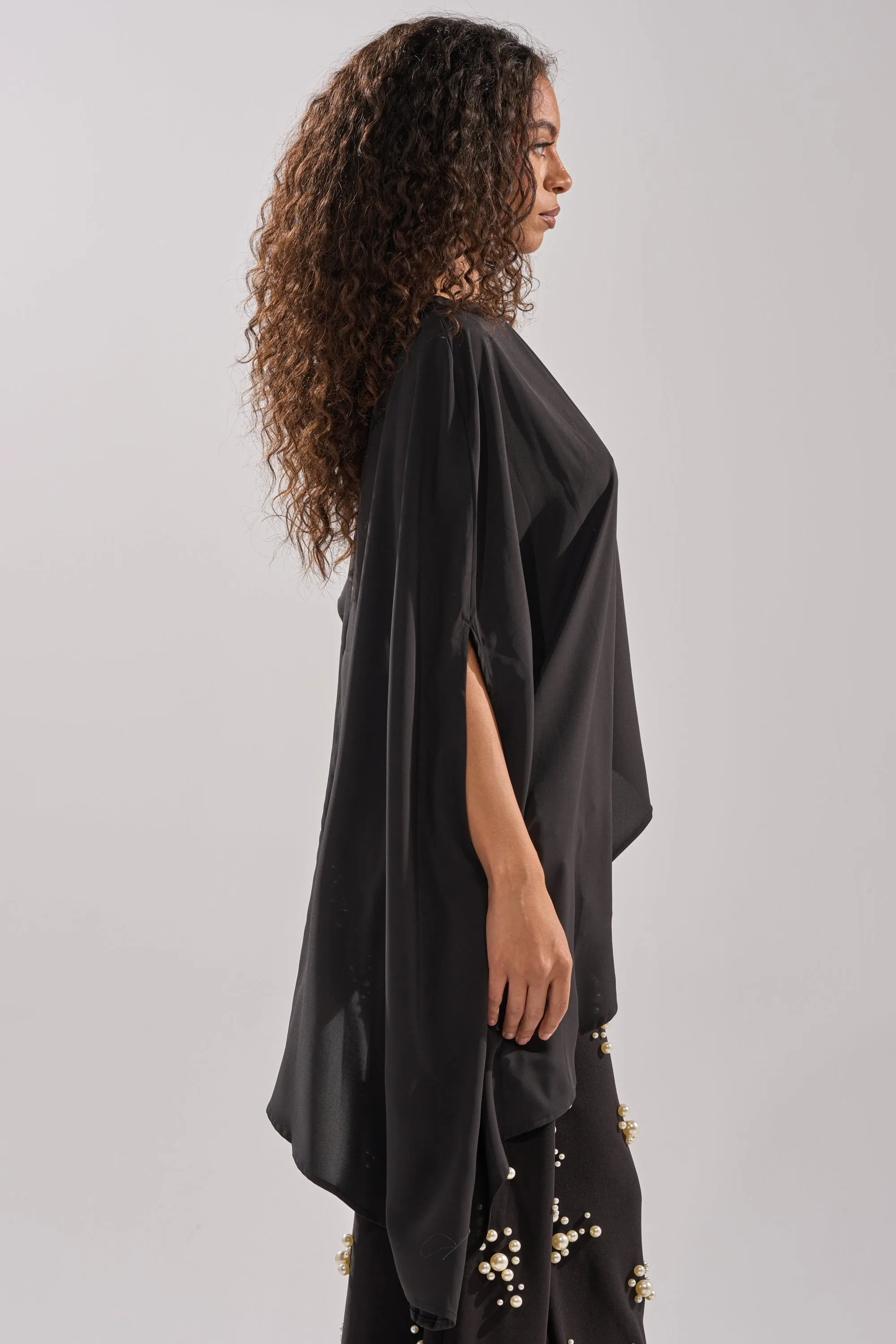SOMETHING DIFFERENT OVERSIZED ASYMMETRICAL TEE sold by AKIRA product image thumbnail 4