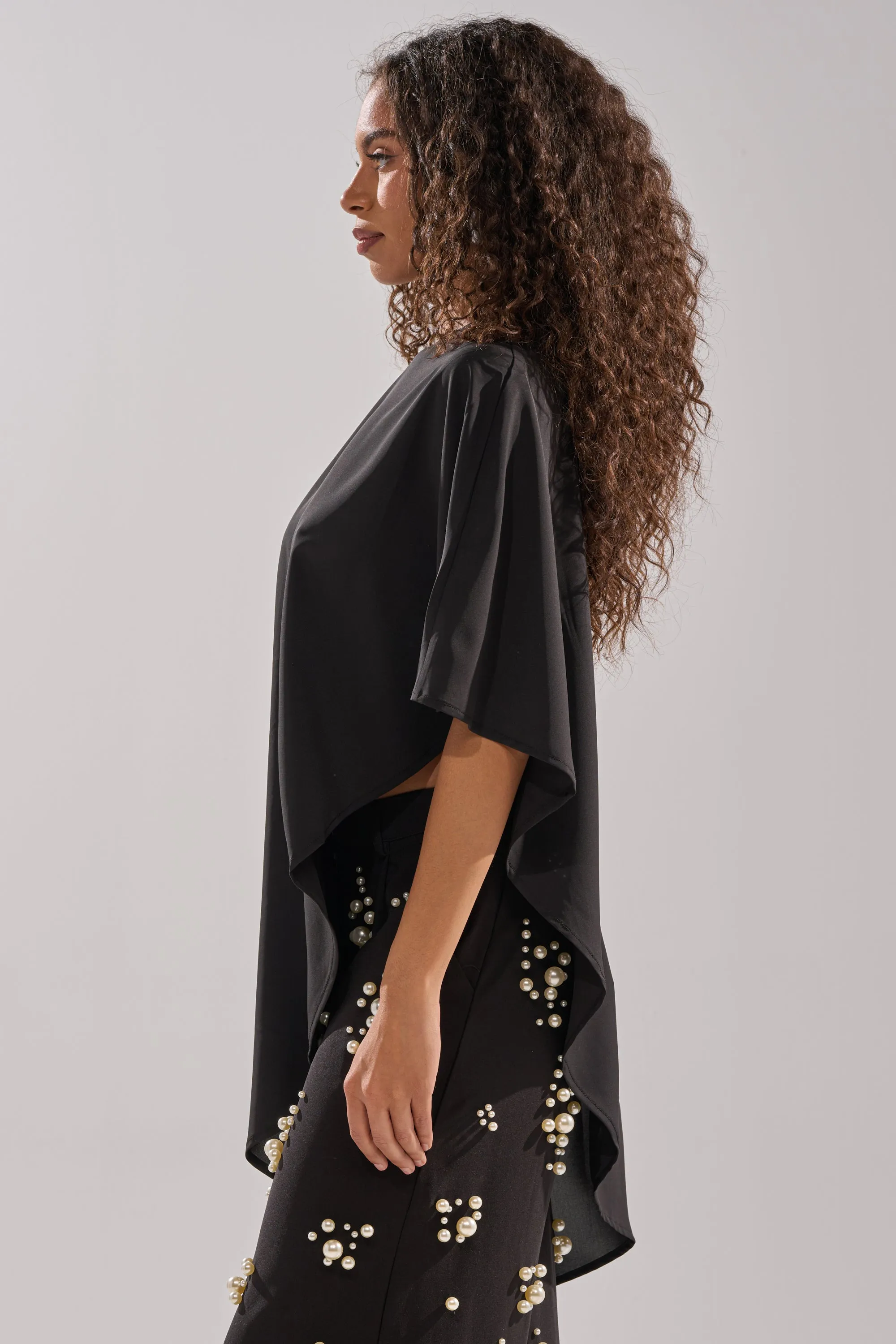 SOMETHING DIFFERENT OVERSIZED ASYMMETRICAL TEE sold by AKIRA product image thumbnail 5