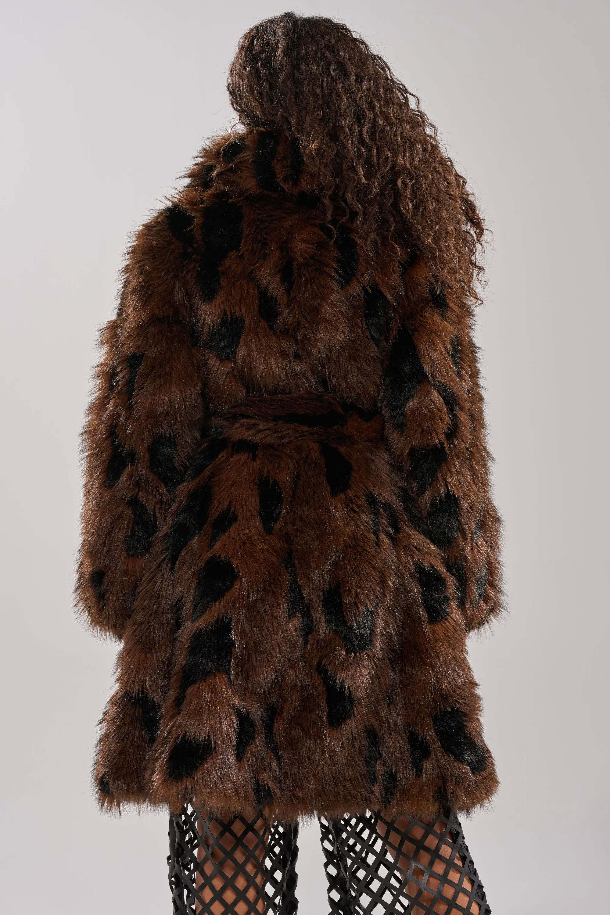 JUSTINE FAUX FUR COAT sold by AKIRA product image thumbnail 5