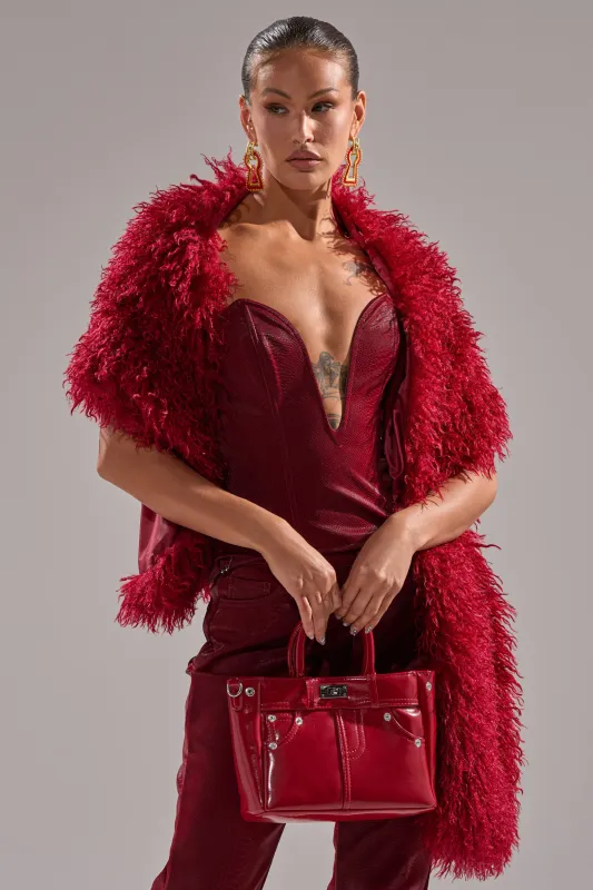 GET CRAZY SHAGGY FAUX FUR SCARF sold by AKIRA