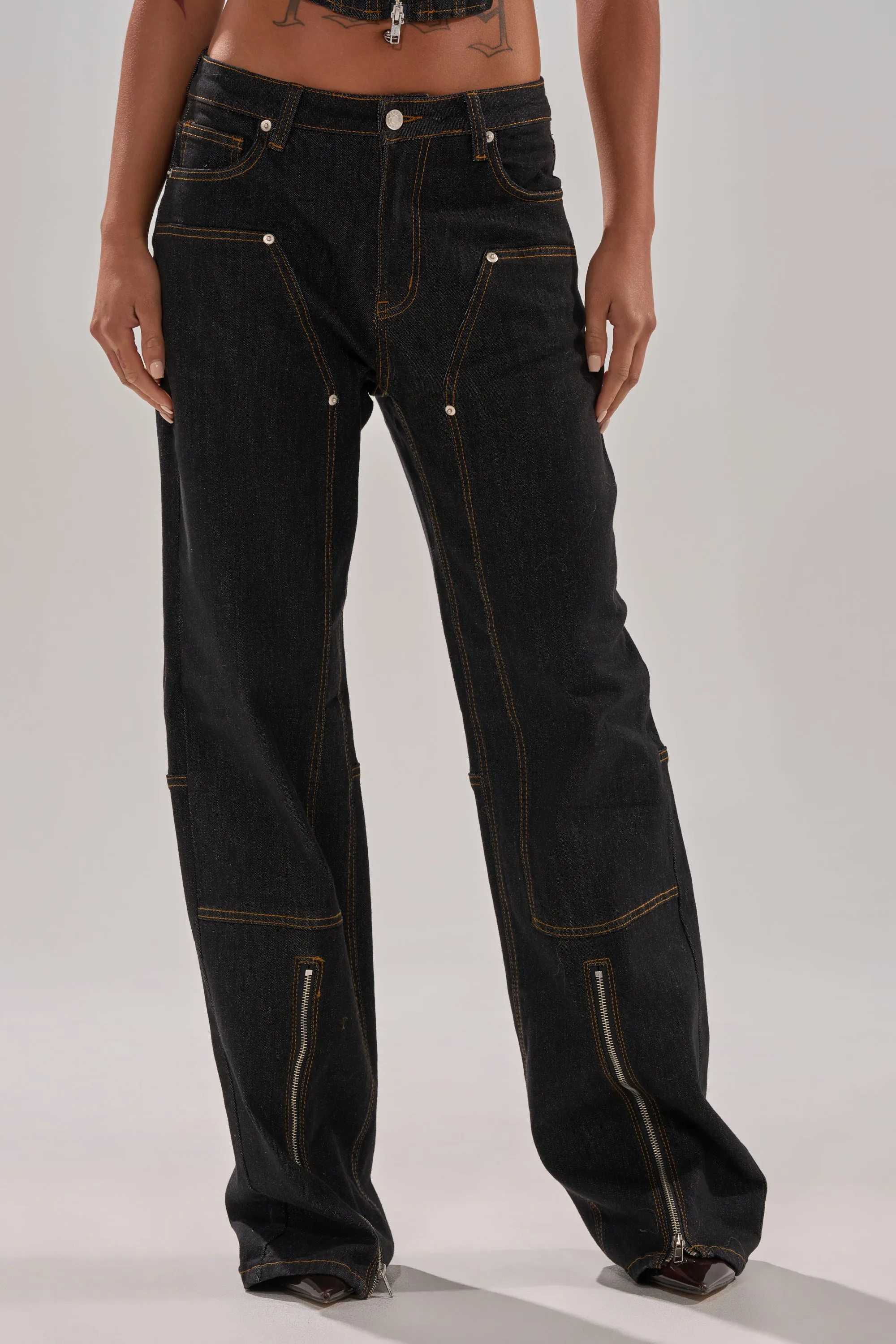 HARDEST TO LOVE WIDE LEG DENIM sold by AKIRA product image thumbnail 2