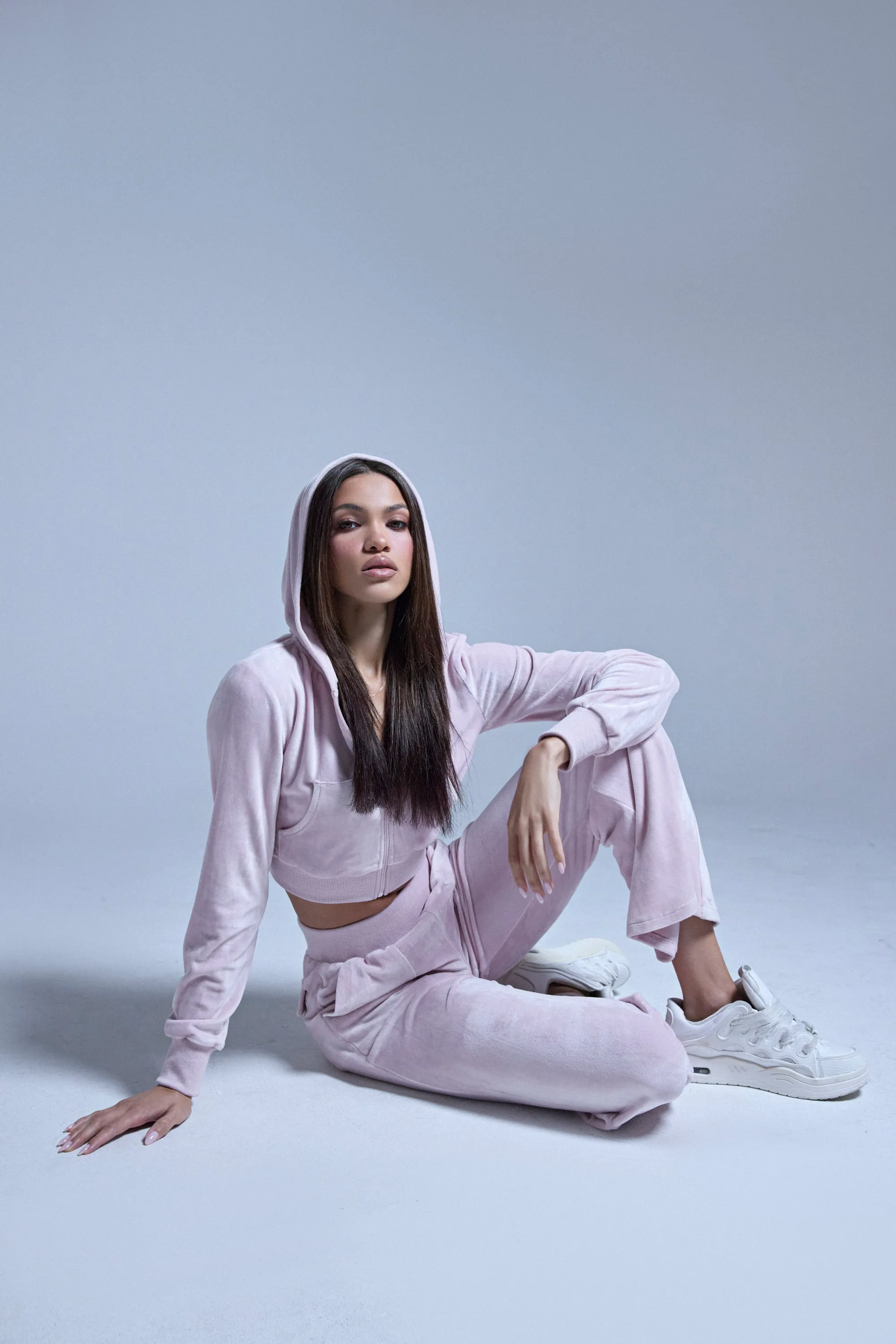 TAYLOR STRAIGHT LEG JOGGER IN PINK sold by AKIRA